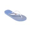 Sandale ROXY "Viva Stamp Ii", Gr. 11(42), blau misty, Obermaterial: 98% Synthetik / 2% Metall, Futter: 100% Synthetik, Laufsohle: 100% geschäumtes Gummi, Schuhe