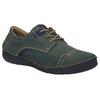 Schnürschuh JOSEF SEIBEL "Fergey 41", Damen, Gr. 43, grün (grün kombiniert), Leder, casual, Schuhe, Freizeitschuh, Komfortschuh mit Wechselfußbett