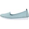 Slipper ANDREA CONTI, Damen, Gr. 36, blau (hellblau), Glattleder, Leder, modisch, Schuhe, Topseller