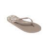 Sandale ROXY "Viva Printed", Gr. 8(38), grau (taupe), Obermaterial: 98% Synthetik / 2% Metall, Futter: 100% Synthetik, Laufsohle: 100% geschäumtes Gummi, Schuhe