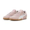 Sneaker PUMA "Bella Donna Nylon Sneakers Damen", Gr. 40, mauve mist weiß gold pink, Obermaterial: Kuhleder, Textil, Synthetik; Futter: Textil; Innensohle: Textil; Laufsohle: Gummi, Schuhe