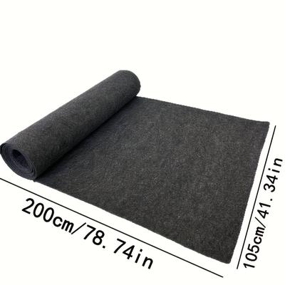 TEMU Car Trunk Mat, Suitable For Car Trunk, Truck Cargo Area, Van, And Rv Floor Mats. Mats Any Size And Are Versatile, Serving As Garage Floor Mats. Are Made Of Thickened 2mm Felt, Measuring X 79in.