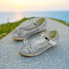 Neue Mädchen Lederschuhe Kinder Rosa Schleife Flats Prinzessin Schuhe Pailletten Kinder Flats Cuhk Kinder Tanzschuhe Größe 24-37