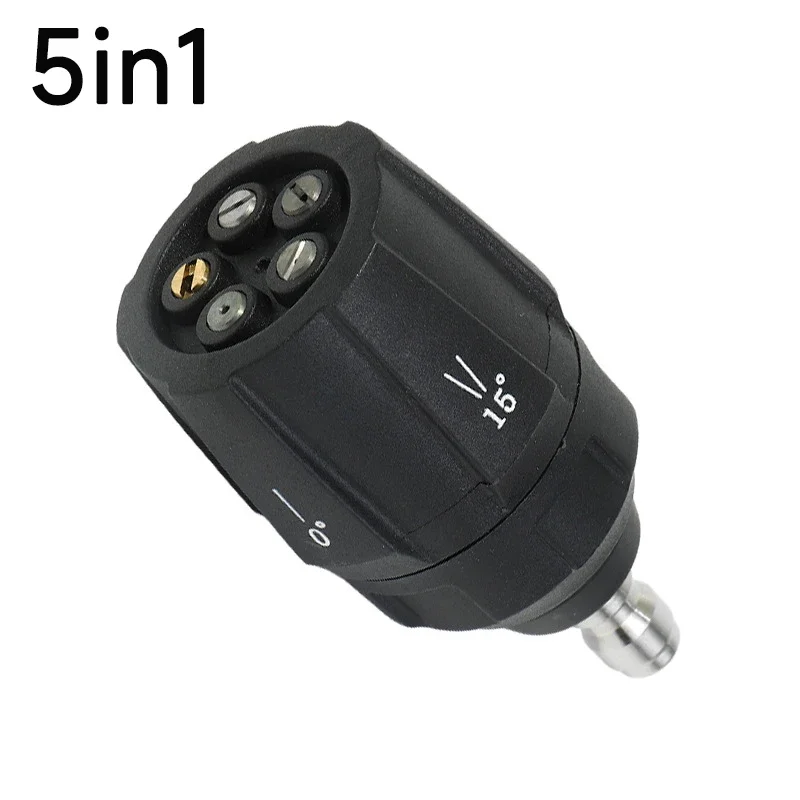 5 in 1 Düse multifunktion ale Reinigungs maschine einstellbare Hochdruck düse gerade lüfter förmige Auto wasch düse Image