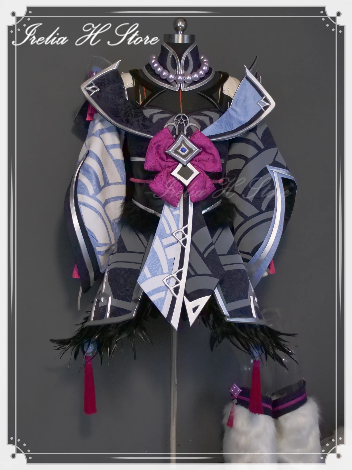 Irelia H Store Ahri Snow Moon LOL Ahri Cosplay Kostüm für Frauen Halloween Party Kleid weiblich hohe Qualität angepasst Image