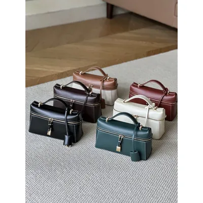 2025 Women's Handbag LP23 Lunch Box Bag LP19 Woven Bag Tote High-end Women's Authentic Luxury Beach Bag Italian Bag Shoulder Bag Designer Authentic Vintage Box Bag Exquisite Handbag Cross-body Bag