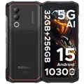 DOOGEE Blade20 Turbo 5G Telefono robusto Gemini Al 6.6 ''Schermo 10300mAh Batteria 8GB 256GB 50MP Fotocamera Android 15 NFC Telefono cellulare
