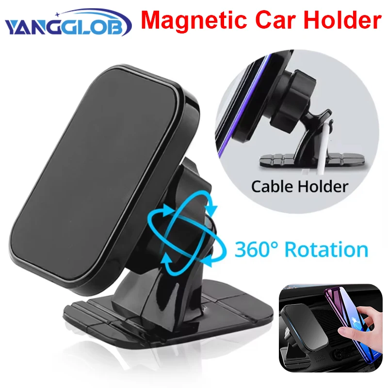 Per supporto magnetico per auto per iPhone Samsung supporto per telefono cellulare supporto per presa d'aria per auto supporto magnetico supporto GPS supporto per telefono per auto
