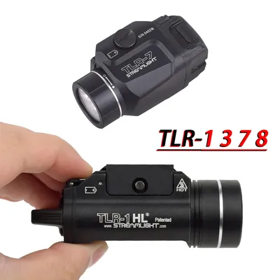 Tactical TLR-1 HL TLR-3 TLR-7 TLR-8 Weapons Light TLR1 TLR7 Scout For Pistol Flashlight Lanterna Torch Fit 20mm Rail 800 Lumens