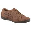 Schnürschuh JOSEF SEIBEL "Fergey 40", Damen, Gr. 41, braun, Leder, casual, Schuhe, Freizeitschuh, Komfortschuh mit Wechselfußbett
