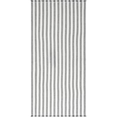 Strandtuch EGERIA "Pestemal", grau (light grau), B:80cm L:180cm, Obermaterial: 65% Baumwolle, 20% Polyester, 15% Viskose, Handtücher (Packung), 80x180 cm, mit Fransen Image