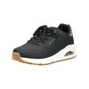 Sneaker SKECHERS "Skechers Sneaker Lederimitat", Damen, Gr. 39, schwarz, Lederimitat, casual, Schuhe