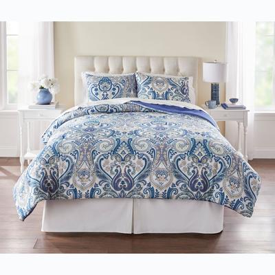 Plus Size Women's BH Studio 3-Pc. Microfiber Comforter Set by BH Studio in Blue (Size KING)