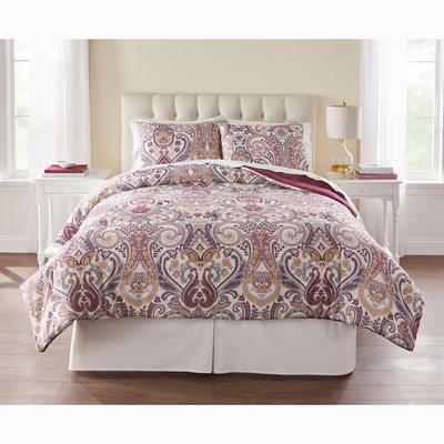 Plus Size Women's BH Studio 3-Pc. Microfiber Comforter Set by BH Studio in Lavender (Size KING)