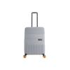 Koffer DISCOVERY "Trails", Gr. B/H/T: 45.50cm x 67.00cm x 26.00cm, silber (silberfarben), Polypropylen, casual, Koffer, aus Polypropylen