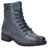 Schnürstiefelette JOSEF SEIBEL "Kate 17", Damen, Gr. 41, blau (azurblau), Leder, casual, Schuhe, Stiefelette, Boots, Kurzstiefel mit modischem Blockabsatz