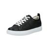 Sneaker PAUL GREEN "Paul Green Sneaker Glattleder", Damen, Gr. 40, schwarz, Glattleder, casual, Schuhe