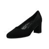 Pumps GABOR COMFORT "Gabor Comfort Pumps Veloursleder", Damen, Gr. 40, schwarz, Veloursleder, casual, Schuhe