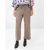 5-Pocket-Hose BRAX "Style MAINE S", Damen, Gr. 38K (19), Kurzgrößen, grau (taupe), 90% Polyester, 10% Elasthan, Hosen