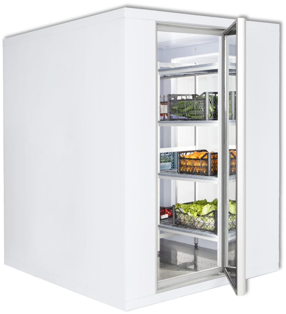 A&S polarny Gastro Kühlzelle begehbares Kühlhaus 3,7 m³ 1200x2100x2010 mm Image