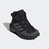 Wanderschuh ADIDAS TERREX "TERREX AX4R MID RAIN.RDY", Kinder, Gr. 31, schwarz (core schwarz, grefou, grausix), Textil, Synthetik, sportlich, Schuhe, wasserdicht