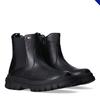 Chelseaboots TOMMY HILFIGER, Kinder, Gr. 34, schwarz, Synthetik, Polyester, modisch, Schuhe, Chunky Boots mit Innenreißverschluss