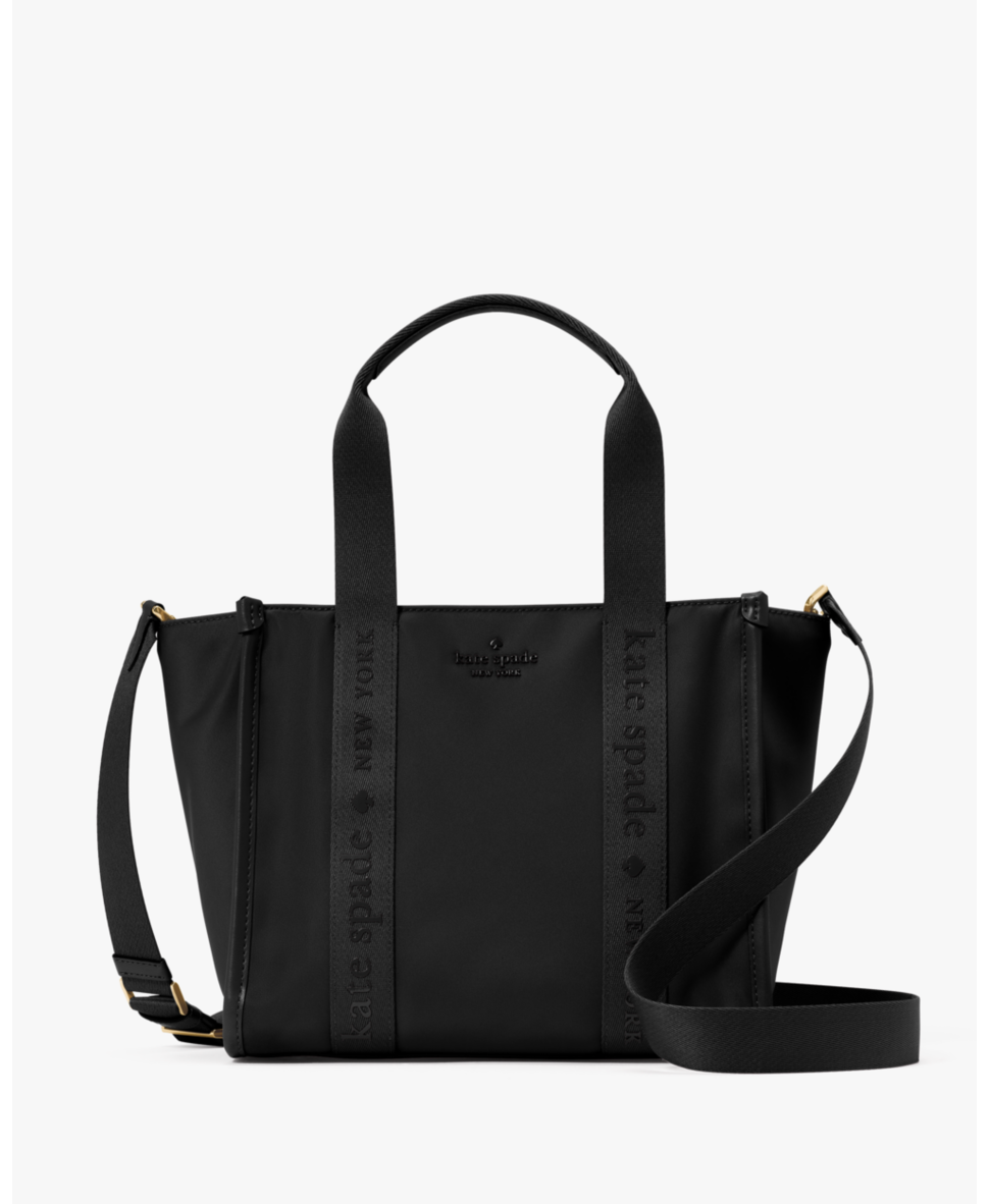 Kate Spade Womens Kip Ksnyl Small Tote - Black Nylon - One Size | Kate Spade Sale | Discount Designer Brands
