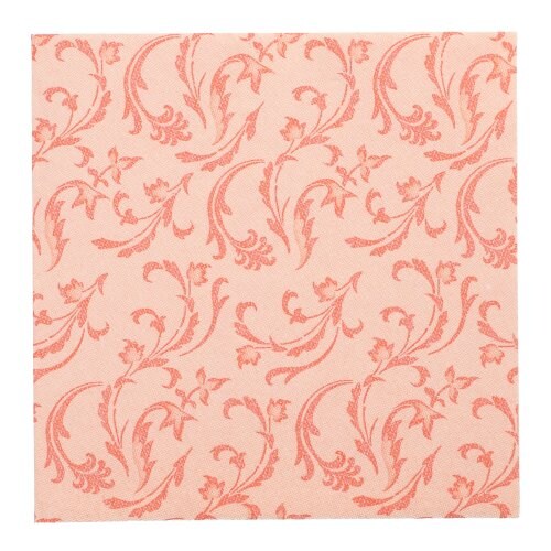 Papstar 160 Servietten `ROYAL Collection` 1/4-Falz 40 cm x 40 cm nektarine `Damascato` Image