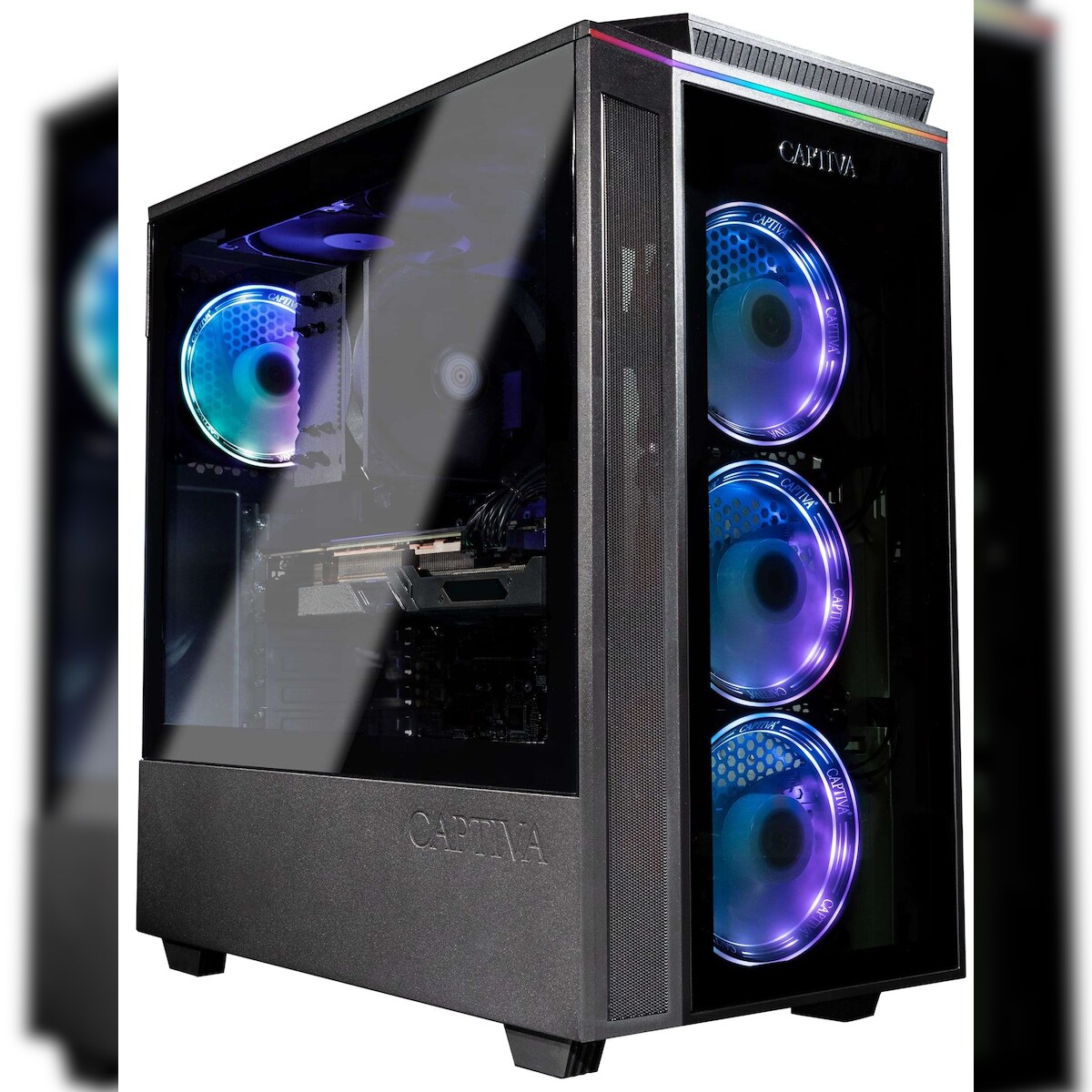 Captiva PC Highend Gaming R89-503 (Ryzen 7 7800X3D/RTX5070 Ti 16GB GDDR7/SSD 2TB/32GB/WLAN/Windows 11 Home 64-bit) Image