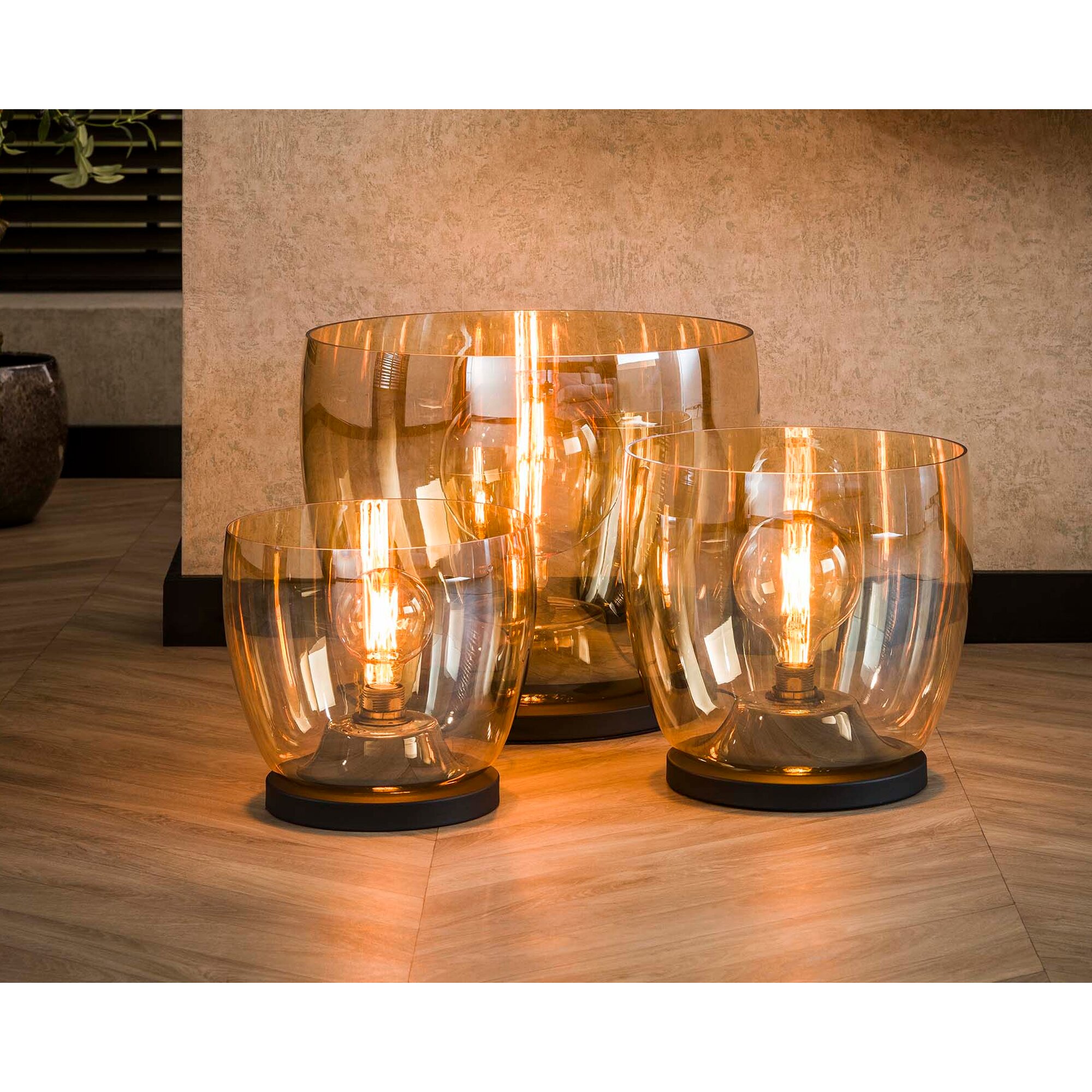 designline »UP« Stehlampe Bernstein Stehlampe XL / ohne Beleuchtung