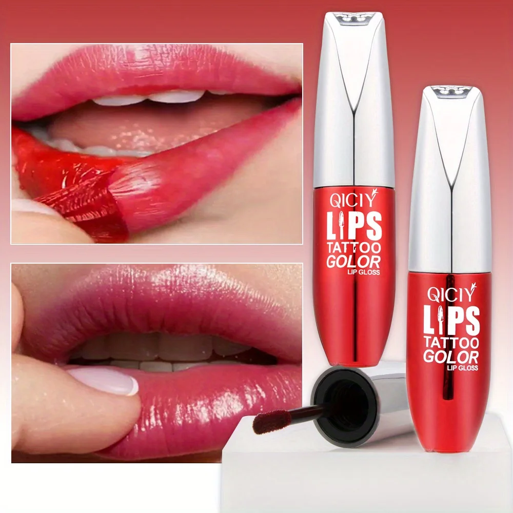Zerreißender Lipgloss, leicht zu färben, feuchtigkeitsspendender und langanhaltender, antihaftbeschichteter Körbchen-Tränen-Lipgloss Image