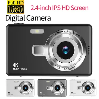 128 GB 1080P HD Digitalkamera 20 MP tragbare Vlogging-Kamera Camcorder-Kamera 0,96 Zoll IPS-Bildschirm für Kinder-Erwachsenenfotografie