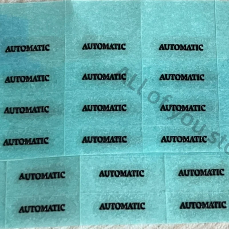 20 Stück automatische individuelle Zifferblatt Aufkleber Gold Metall Transfer Silber 28,5 mm Etikett kleine Marke 3D-Logo individuell selbstklebend Image