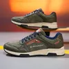 Herrenschuhe Sommer Canvas Freizeitschuhe atmungsaktive und bequeme Outdoor-Wanderschuhe Design Retro-Mode einfache Sportschuhe