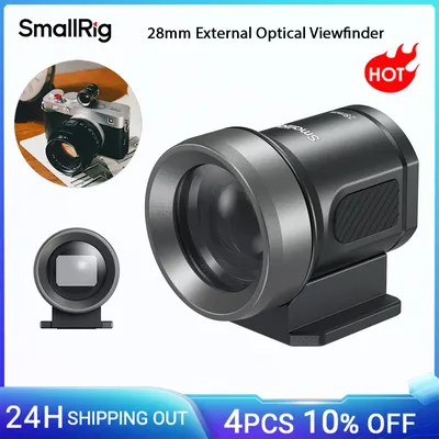 SmallRig Camera Viewfinder, 28mm External Optical Viewfinder for Sony ZV-E10/FX3/A6700 for FUJIFILM X-T5 for Canon for Nikon