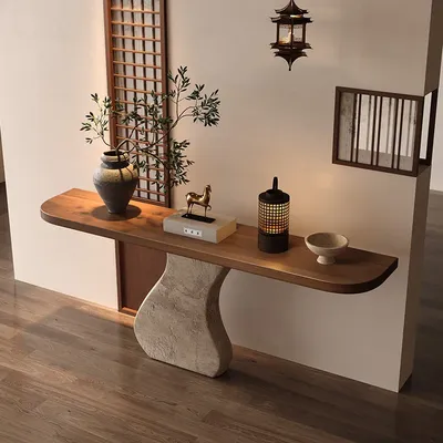 Wabi Sabi Design Console Table Premium Trendy Modern Glamour Console Table For Hallway Porch Tisch Wohnzimer Möbel Furniture