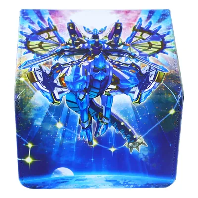 Diy Yu-Gi-Oh! Drytron Gamma Eltanin Kartenschutzbox Ygo Drytron Gamma Eltanin Leder Sammelkarten-Aufbewahrungsbox Geschenkspielzeug Image