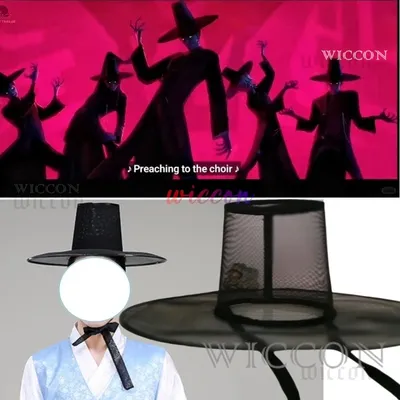 KPOP Huntrix Saja Boys Jinu Cosplay Hut Bühne Koreanische Offizielle Uniform Hut Dämonenjäger Huntrix's Enemies Halloween Zubehör Image
