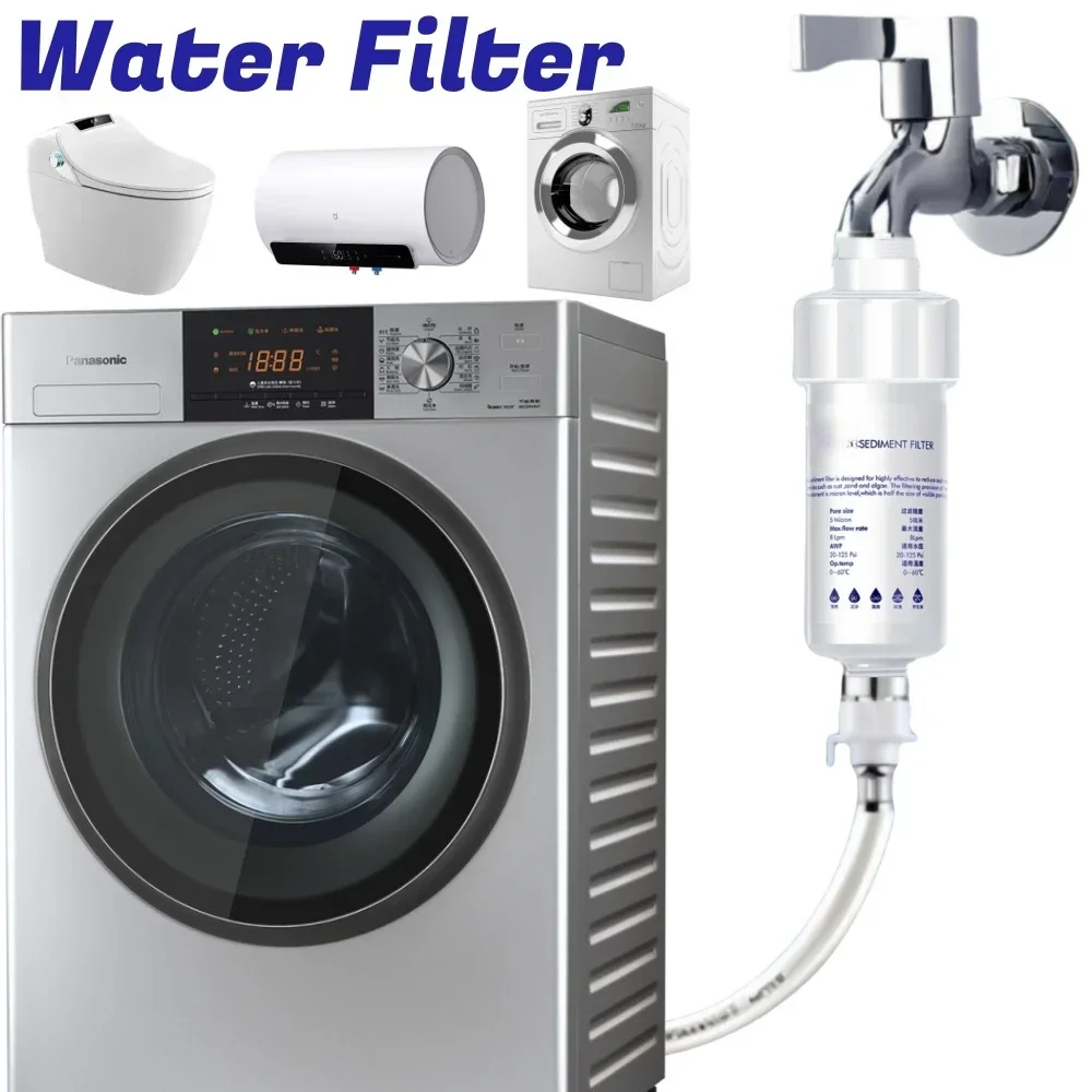 Pre-Filter Water Filter PP Cotton Filter Cartridge Removal Heavy Metal Purifier household Washing Machine Shower Water Filter