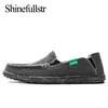 Sommer Herren Leinwand Slip on Schuhe Männer flache Freizeit schuhe bequem atmungsaktiv große Größe 47 48 49
