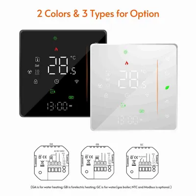 WiFi Smart Thermostat Temperaturregler Wöchentlich programmierbar Unterstützt Touch Control/Mobile APP/Sprachsteuerung Kompatibel mit