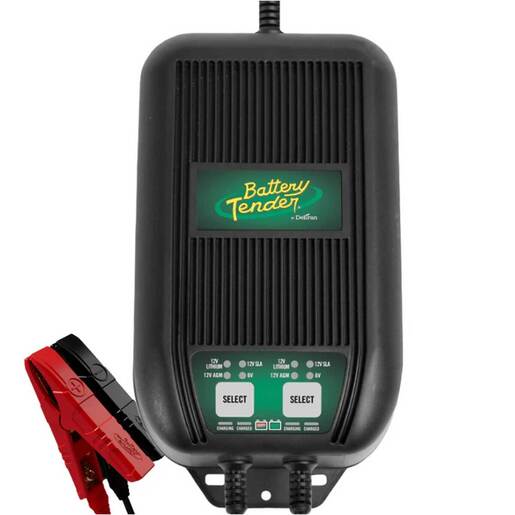 Battery Tender Battery Charger Selectable - 12V/6V, Lead/Lithium