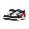 Sneaker PUMA "REBOUND V6 LO AC+ INF", Gr. 21, weiß (puma weiß, for all time rot, puma schwarz), Synthetik, sportlich, Schuhe, für Kinder