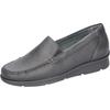 Mokassin WALDLÄUFER "K-INGA", Damen, Gr. 7,5 (41), schwarz, Nappaleder, unifarben, klassisch, Schuhe, Slipper, Schlupfschuh, Komfortschuh, Bequemschuh in K-Weite