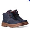 Schnürboots TOMMY HILFIGER, Kinder, Gr. 32, blau, Synthetik, Polyester, modisch, Schuhe, Chunky Boots, Winterboots mit Blockabsatz