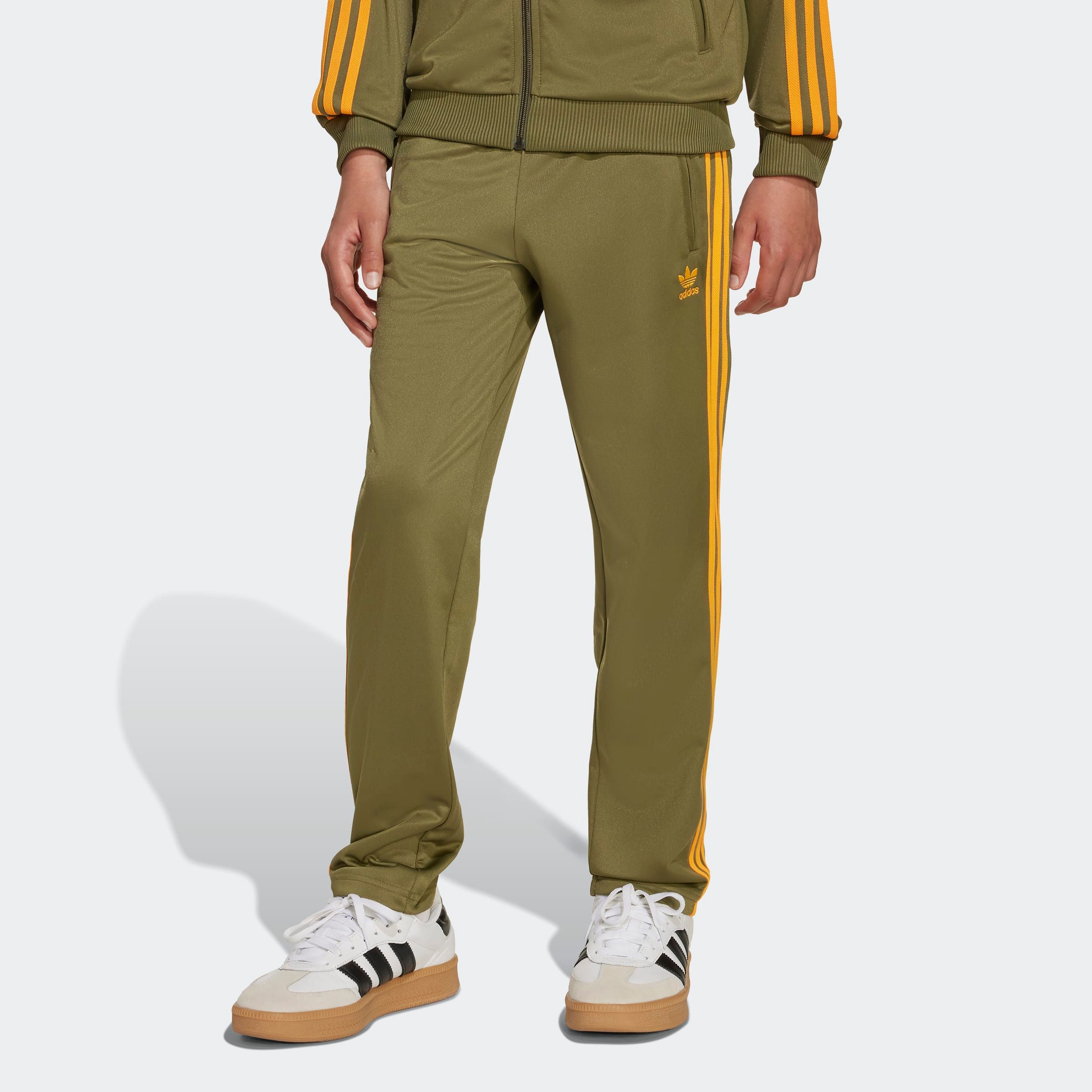 Sporthose ADIDAS ORIGINALS "FIREBIRD PANTS", Kinder, Gr. 164, N-Gr, grün (focus olive), Obermaterial: 100% Polyester, Sportlich, Hosen Image
