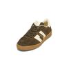 Sneaker MARC O'POLO "aus Rindleder in Cord-Optik", Damen, Gr. 36, schwarz mossy olive, Obermaterial: 100% Leder (Rind), unifarben, Schuhe