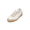 Sneaker MARC O'POLO "aus edlem Rindleder", Herren, Gr. 46, weiß (weiß, sand), Obermaterial: 100% Leder (Rind), Schuhe