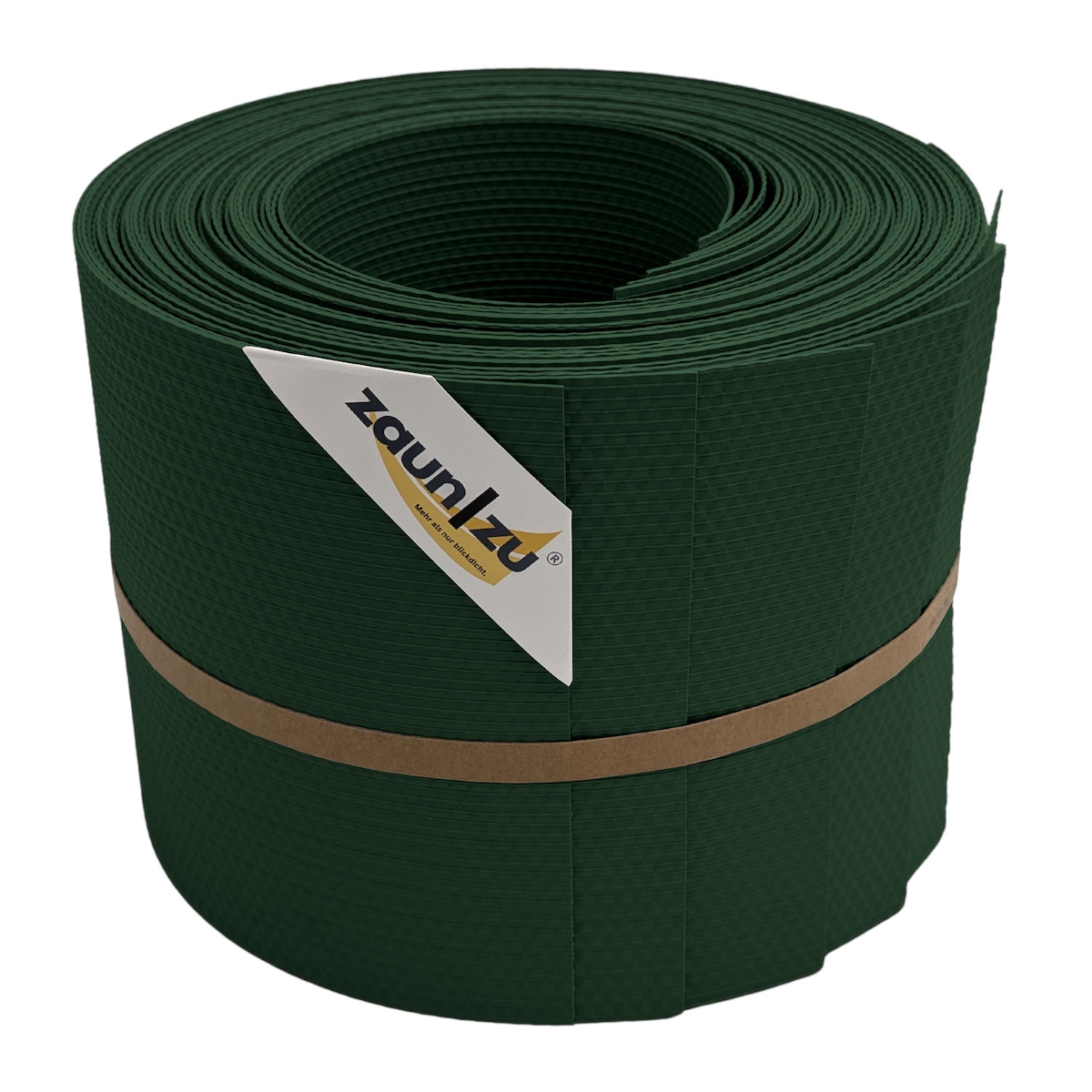 zaun|zu® Sichtschutz Delux-R Einzelstreifen Wabenstruktur Tannengrün 10x 2,55m Image