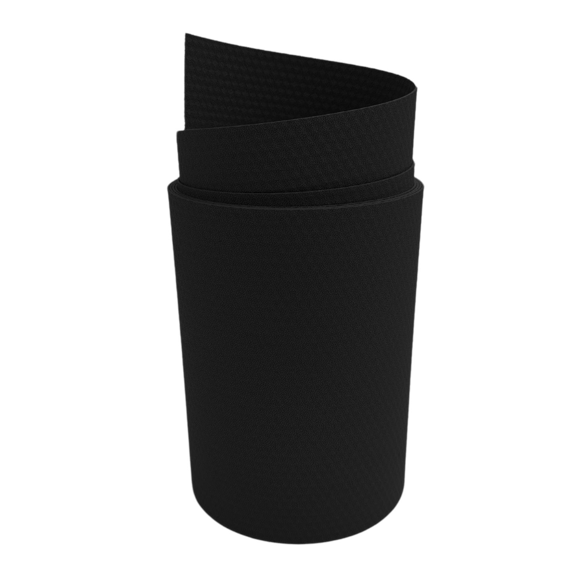 zaun|zu® Sichtschutz DELUX-P Einzelstreifen Wabenstruktur Schwarz 2,55m Image